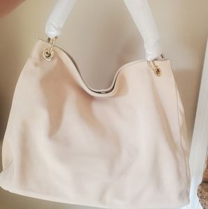 Mark & Graham Beige Build Your Bag Suede Tote